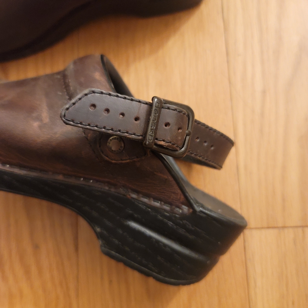 Dansko Ingrid Mule Clog Dark Brown - Picture 5 of 5